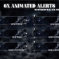 Mysterious Black Night Animated Stream Overlay Package