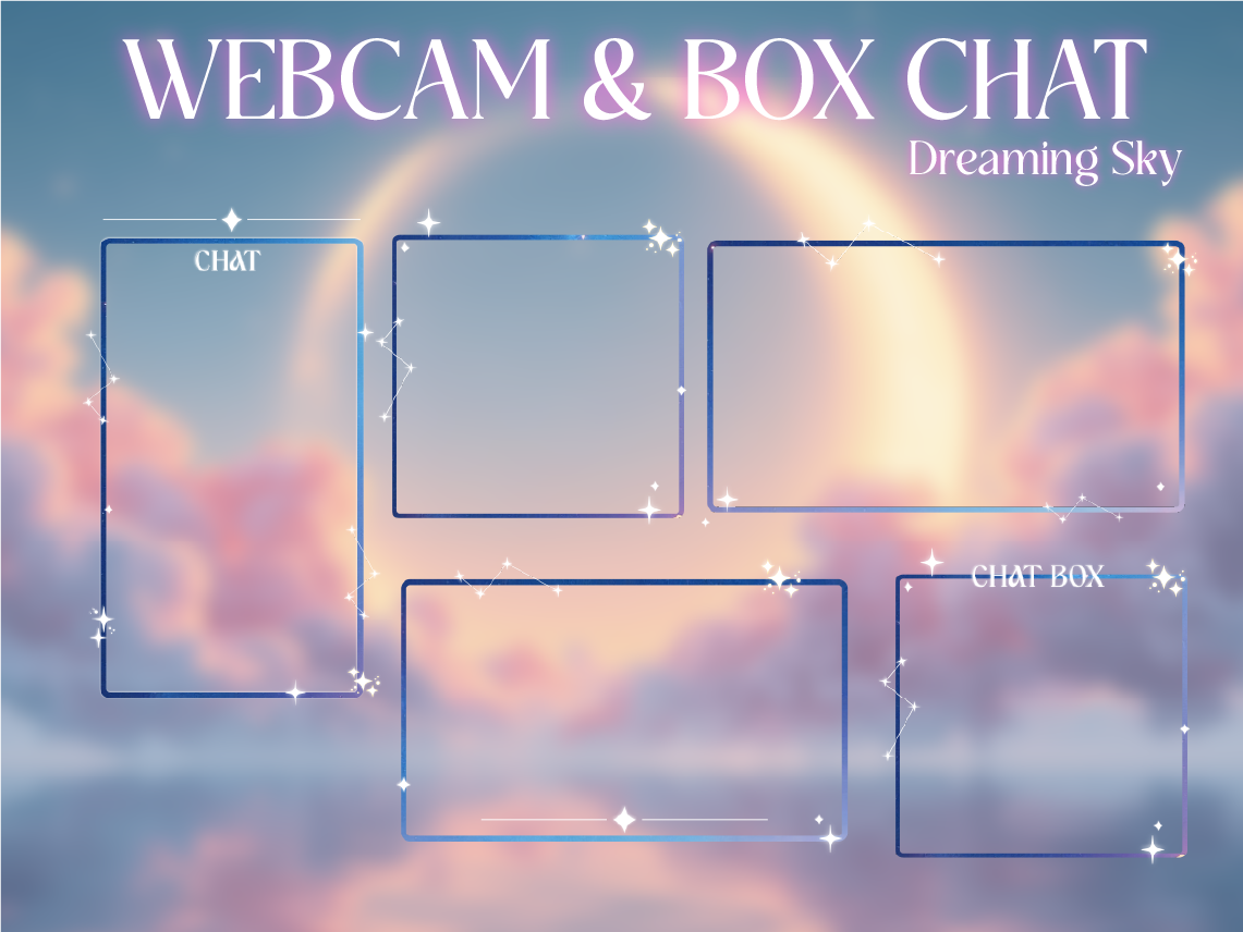 Dreaming Sky Animated Stream Overlay Package