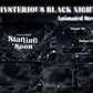 Mysterious Black Night Animated Stream Overlay Package