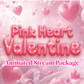 Pink Heart Valentine Animated Stream Package
